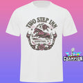 Two Step Inn 2026 Women’s Horse Rhinestone Lineup Crop Shirt