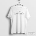 Two Wolves Running Together Black And White Shirt Sweater