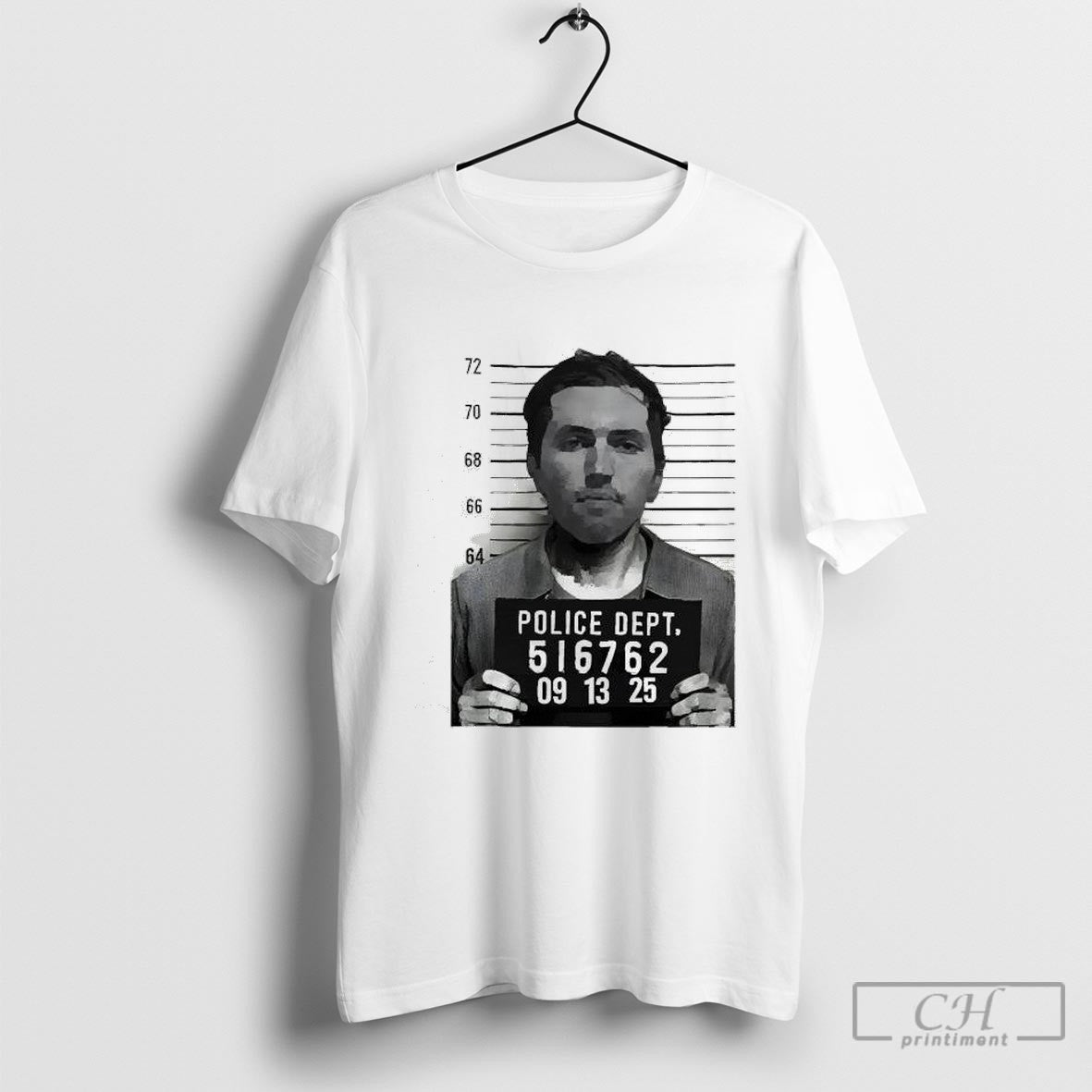Tyler Robinson Mugshot Police Dept Charlie Kirk Assassination Tribute Shirt Sweater