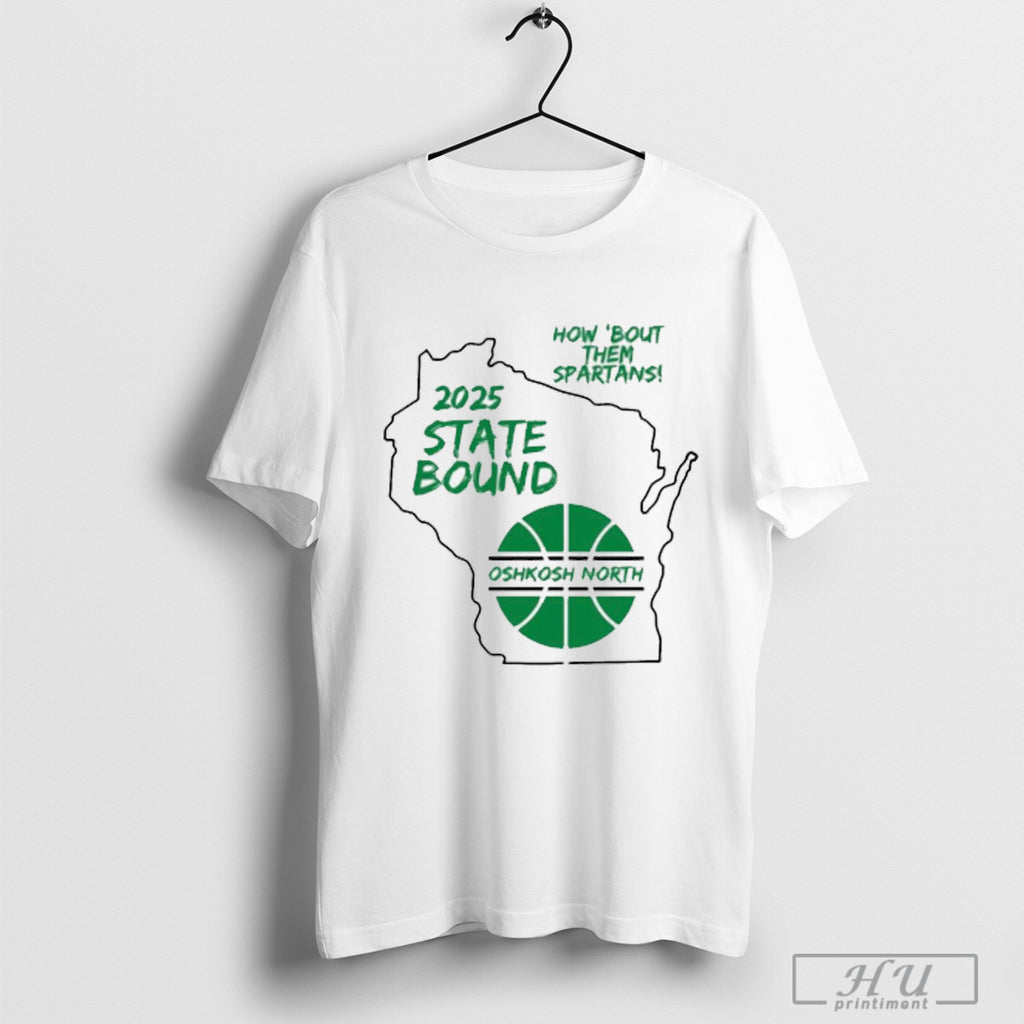 Tyrese Haliburton 2025 State Bound Oshkosh North How Bout Them Spartans T Shirt