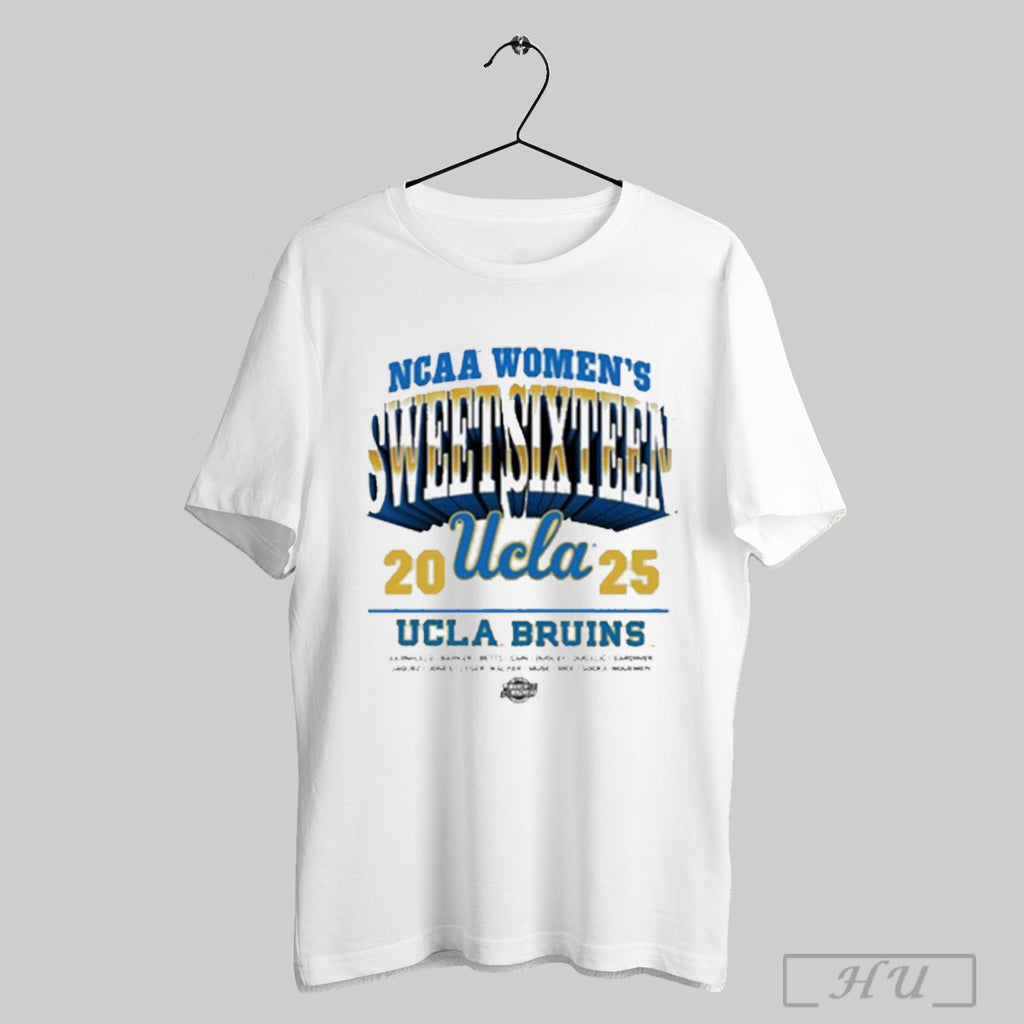 Ucla Bruins Ncaa Womens Sweet Sixteen Streetwear 2025 T Shirt