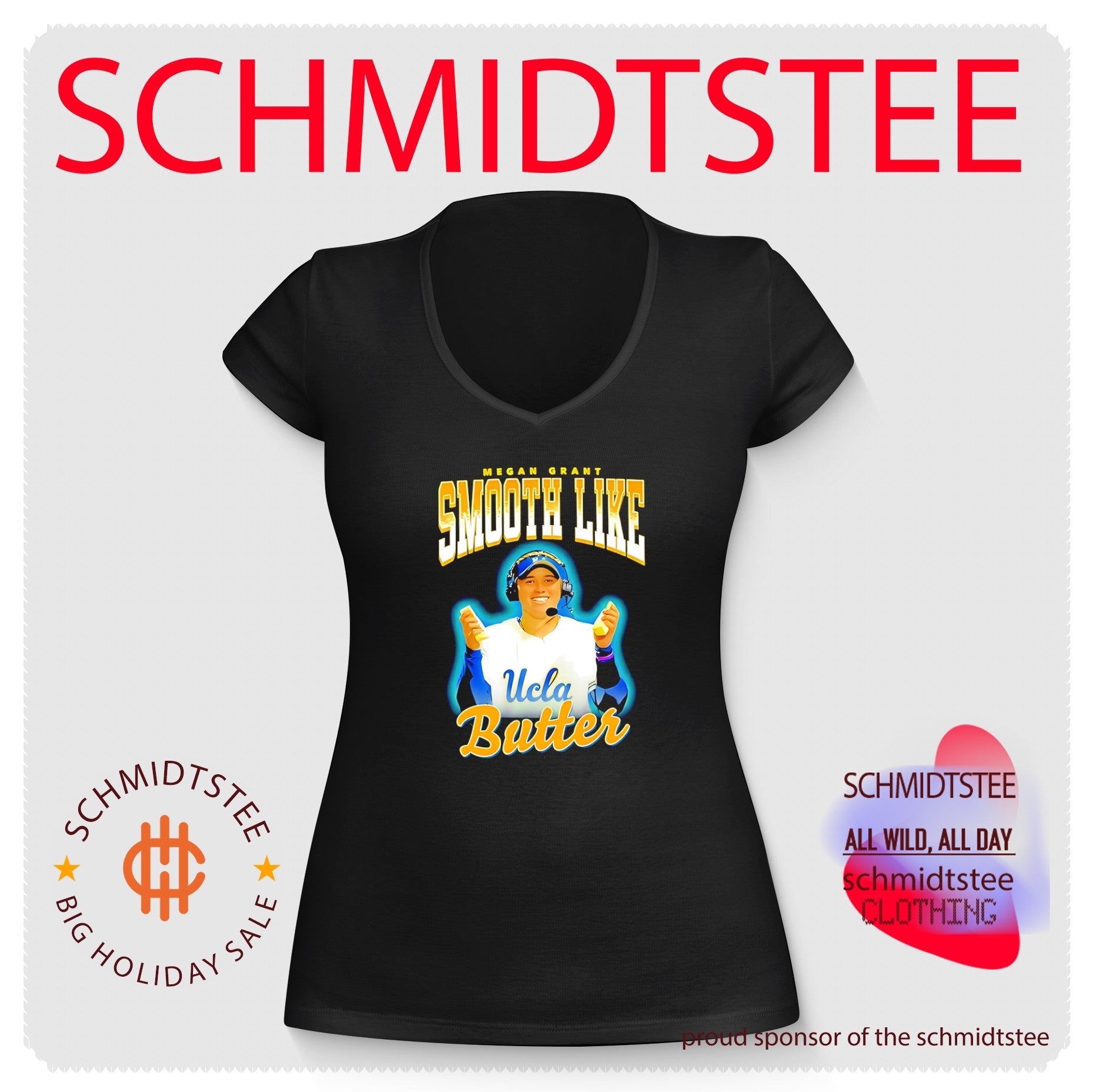 UCLA Bruins Women’s Softball Megan Grant smooth like butter shirt