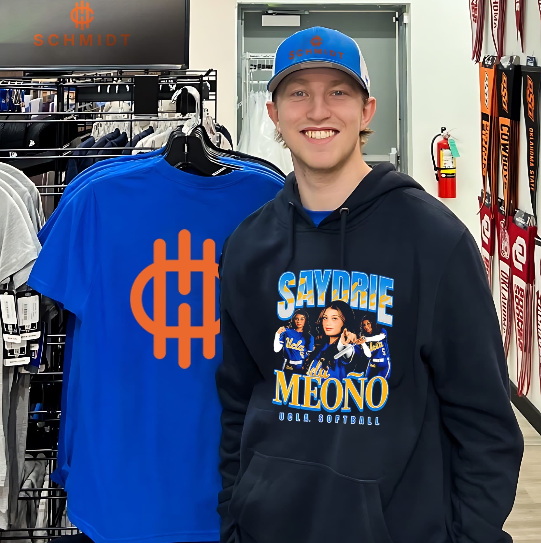 UCLA softball Saydrie Janelle Meono portrait shirt