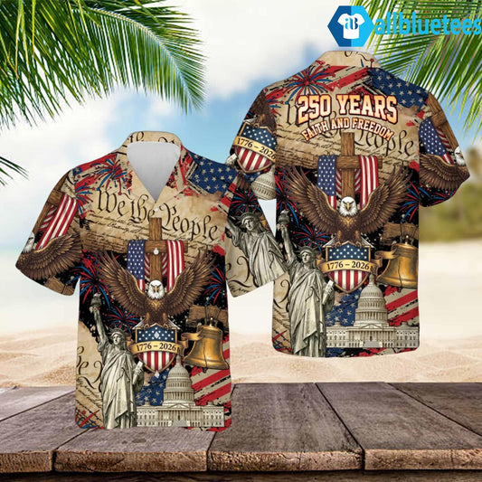 USA 250th Anniversary Hawaiian Shirt