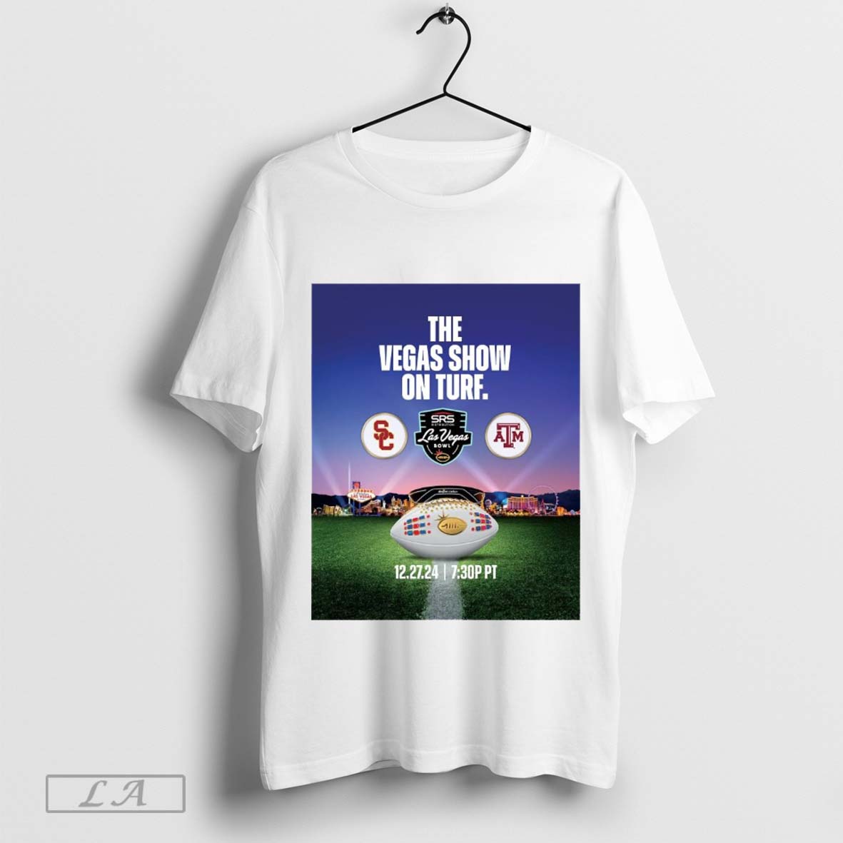 Usc Trojans Vs Texas Am Aggies The Vegas Show On True Las Vegas Bowl 12 27 24 Poster