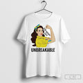 Ukrainian Women Girl Unbreakable Ukraine Flag Shirt
