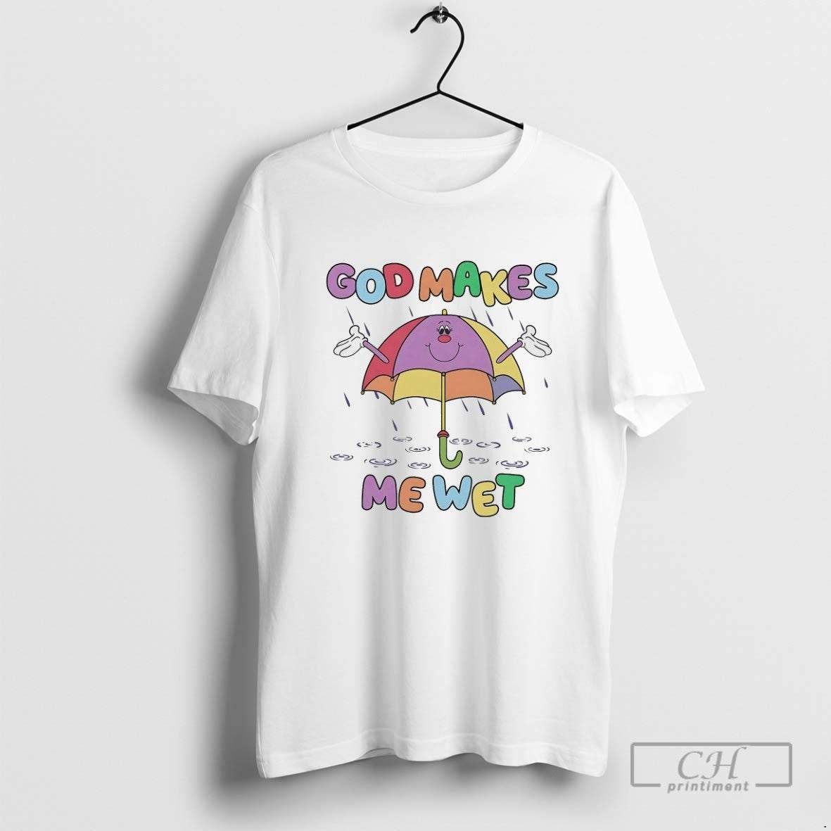 Umbrella God Makes Me Wet
