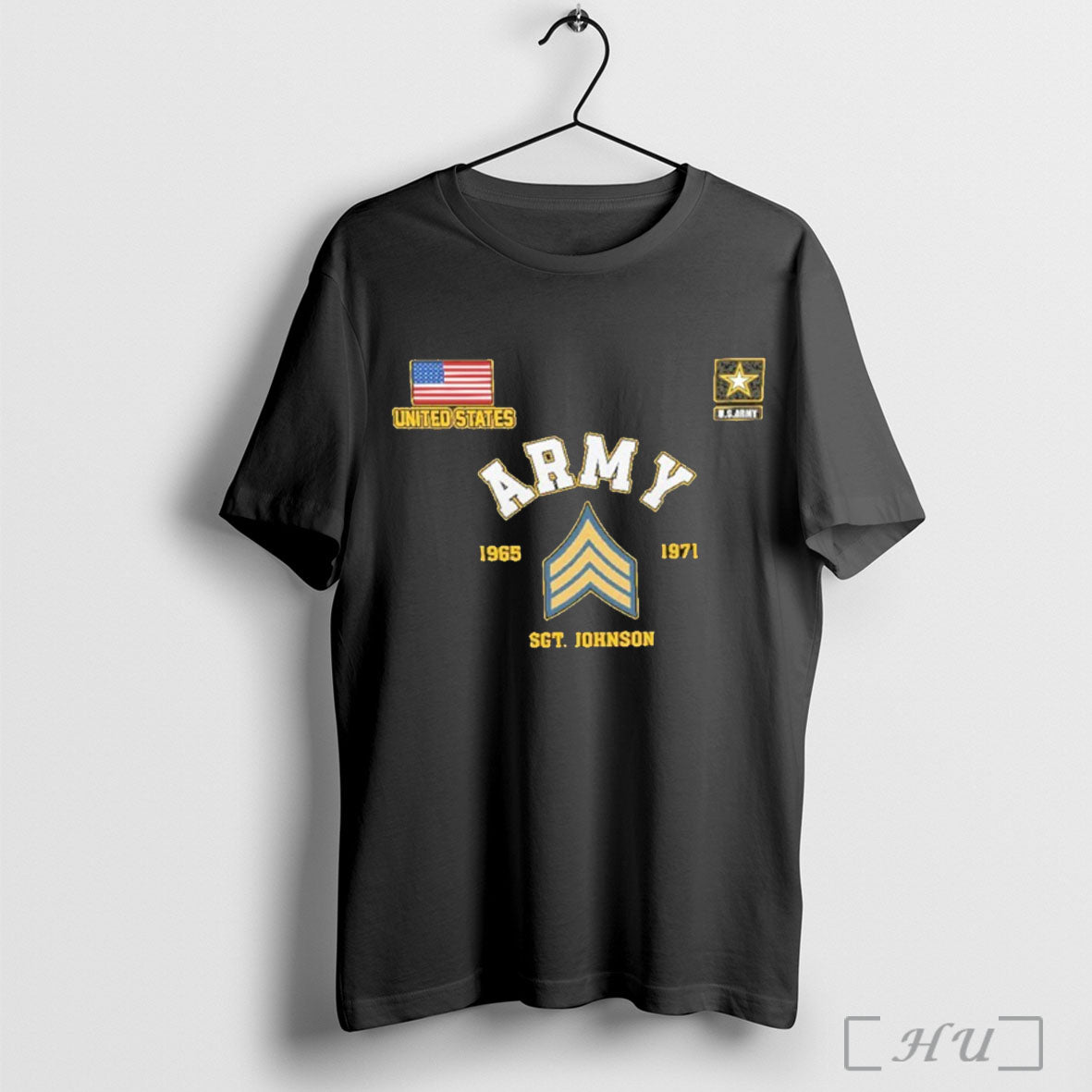 United State Army Sgt Johnson T Shirt