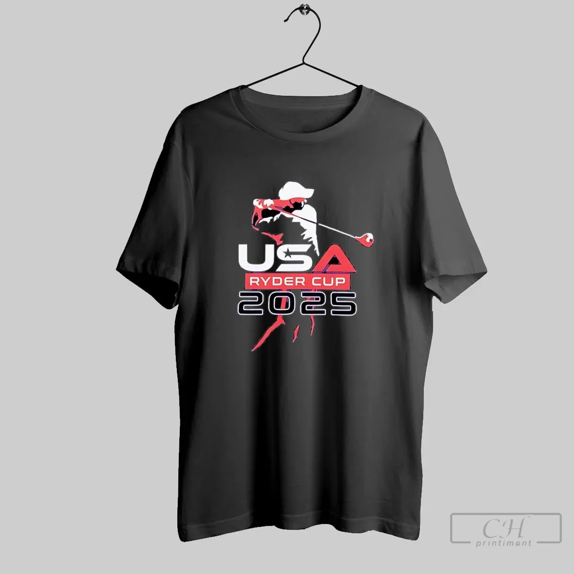 Usa Ryder Cup 2025 Golfer Graphic T Shirt