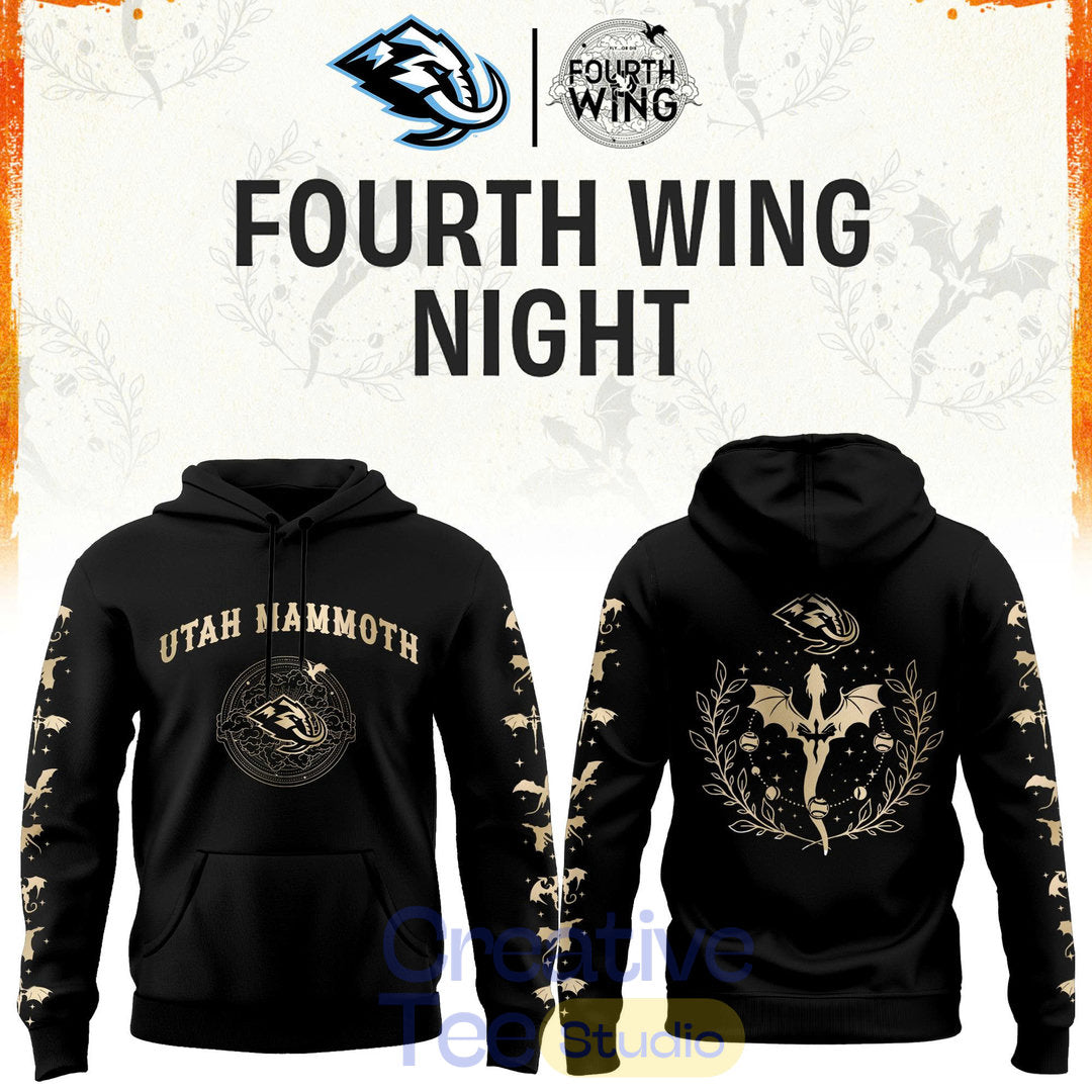 Utah Mammoth Fourth Wings Night Limited Edition Hoodie