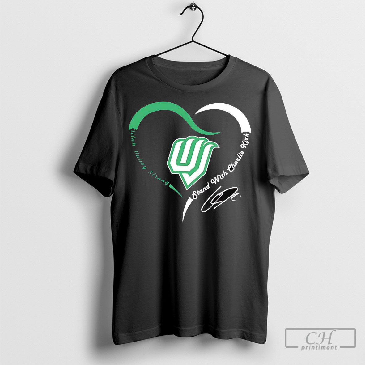 Utah Valley Strong Stand With Charlie Kirk Shirt Sweater