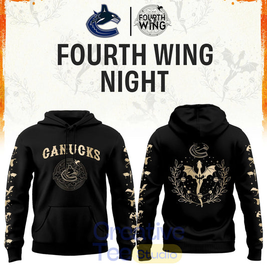 Vancouver Canucks Fourth Wings Night Limited Edition Hoodie