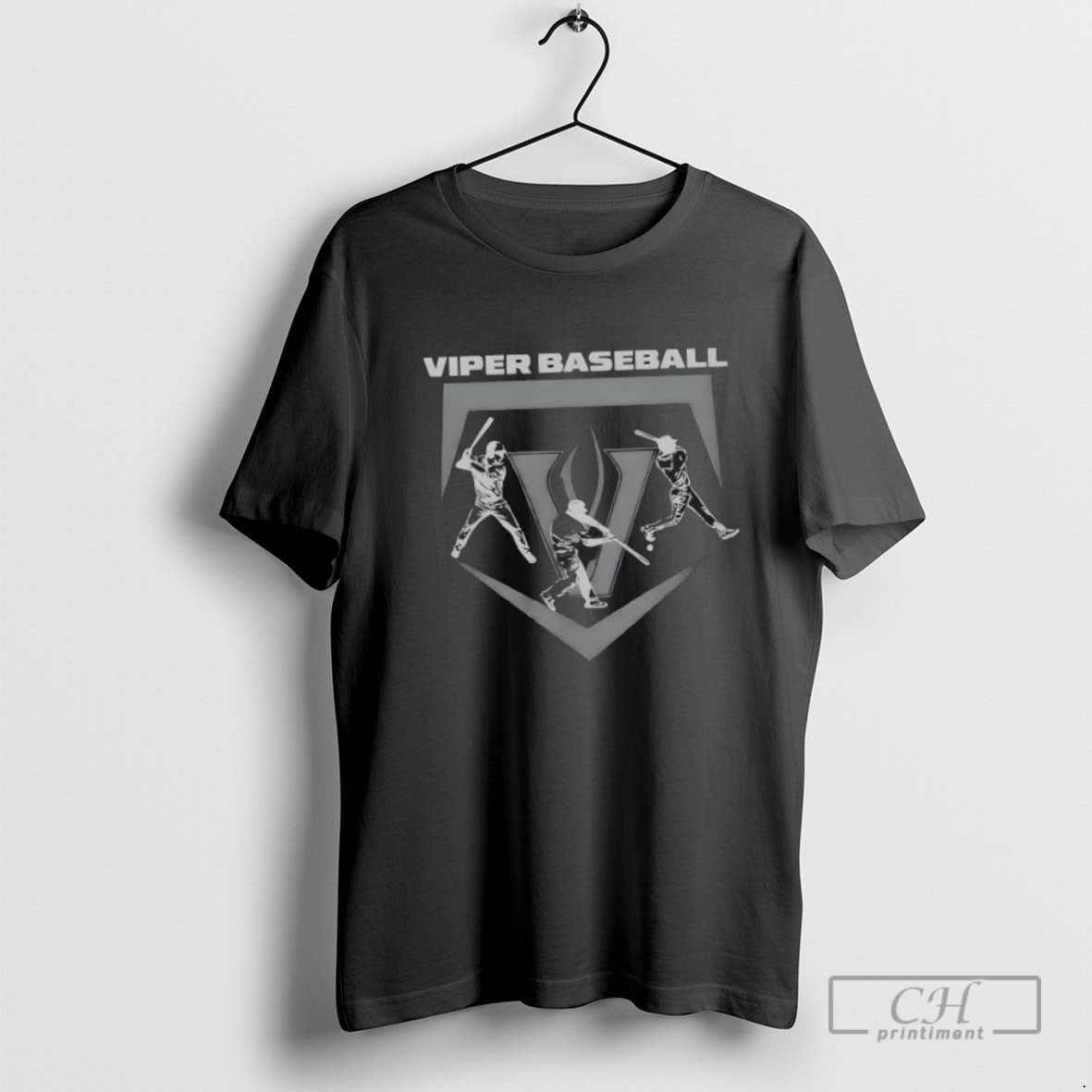 Vandegrift Crown Trio Baseball Triangle Silhouette T Shirt Sweater