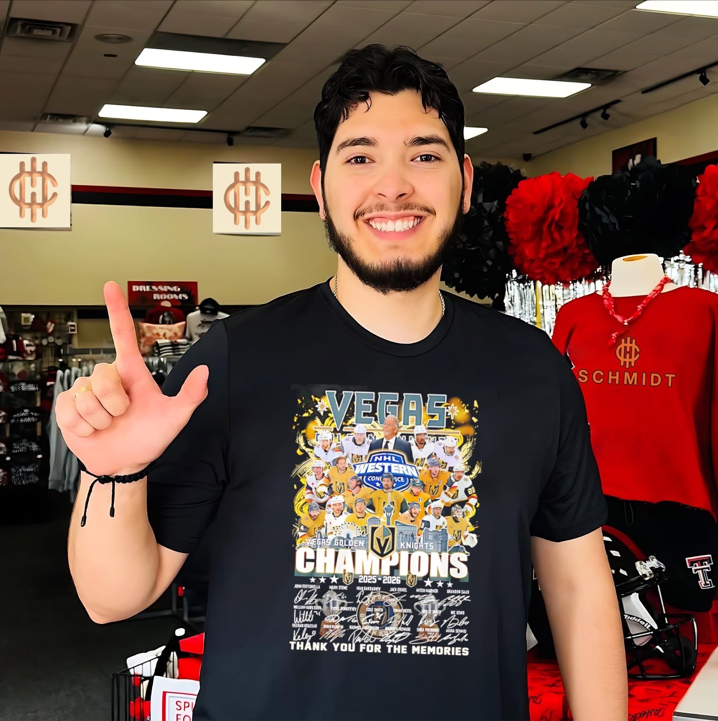 Vegas Golden Knights 2025 2026 thank you for the memories shirt