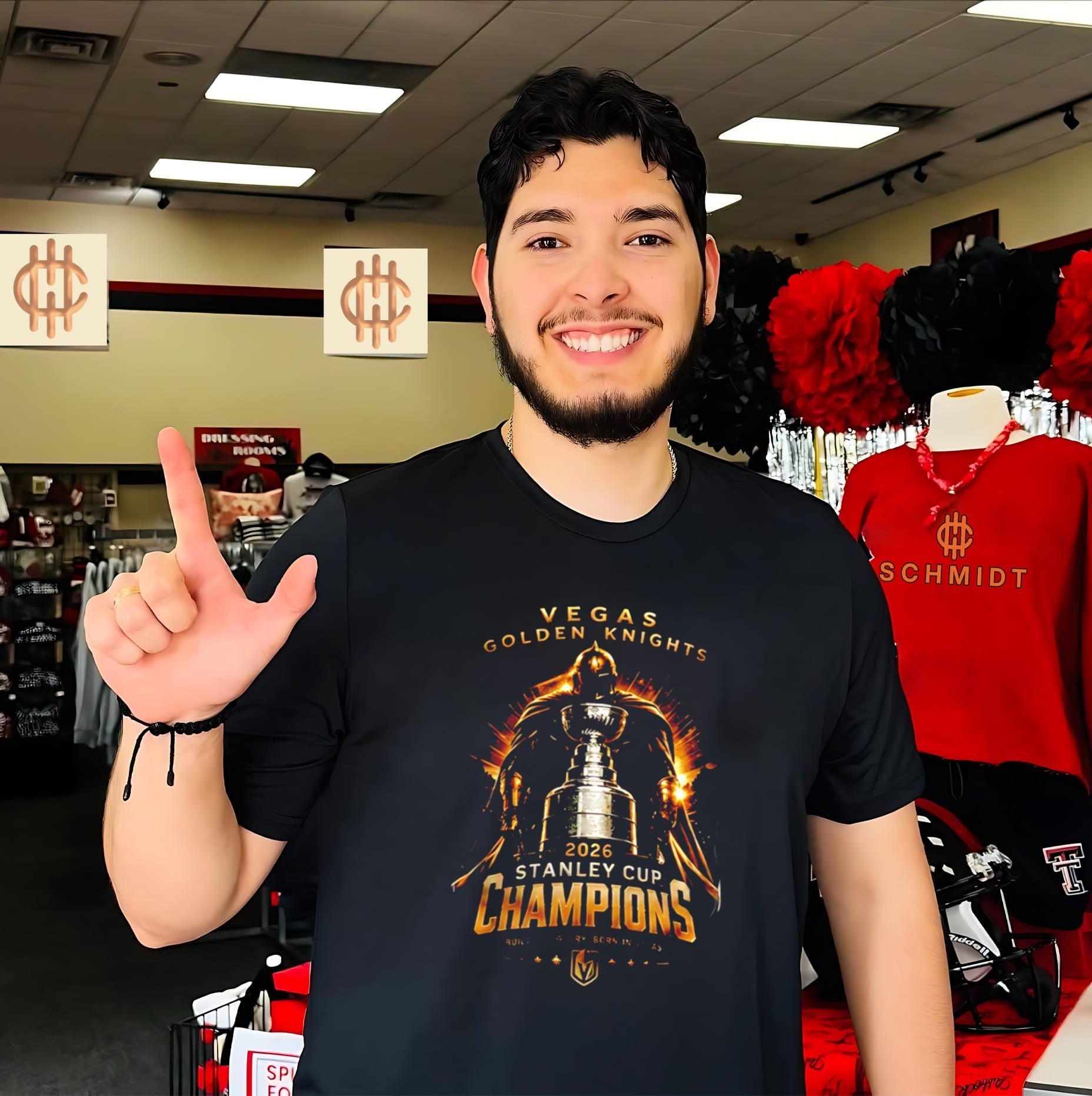 Vegas Golden Knights 2026 Stanley Cup Champions trophy shirt
