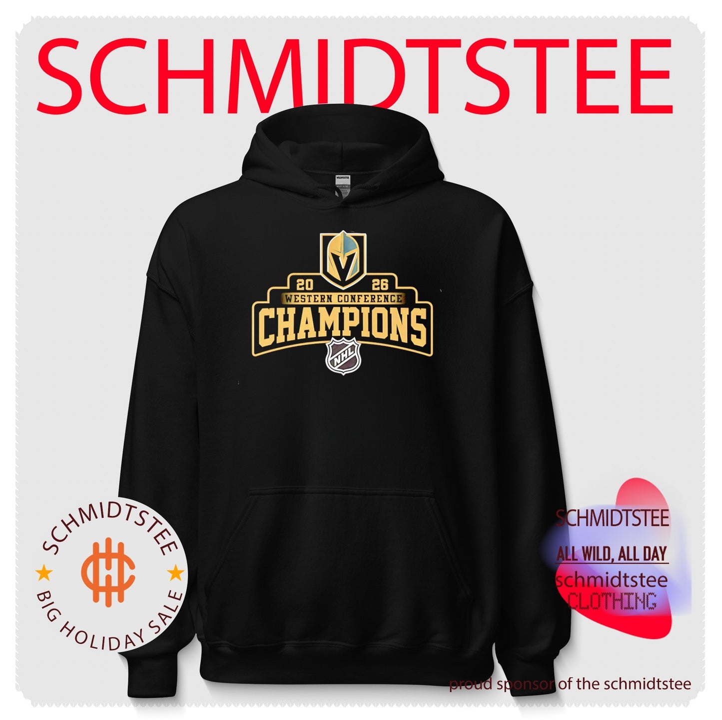 Vegas Golden Knights 2026 Western Conference Champions logo shirt