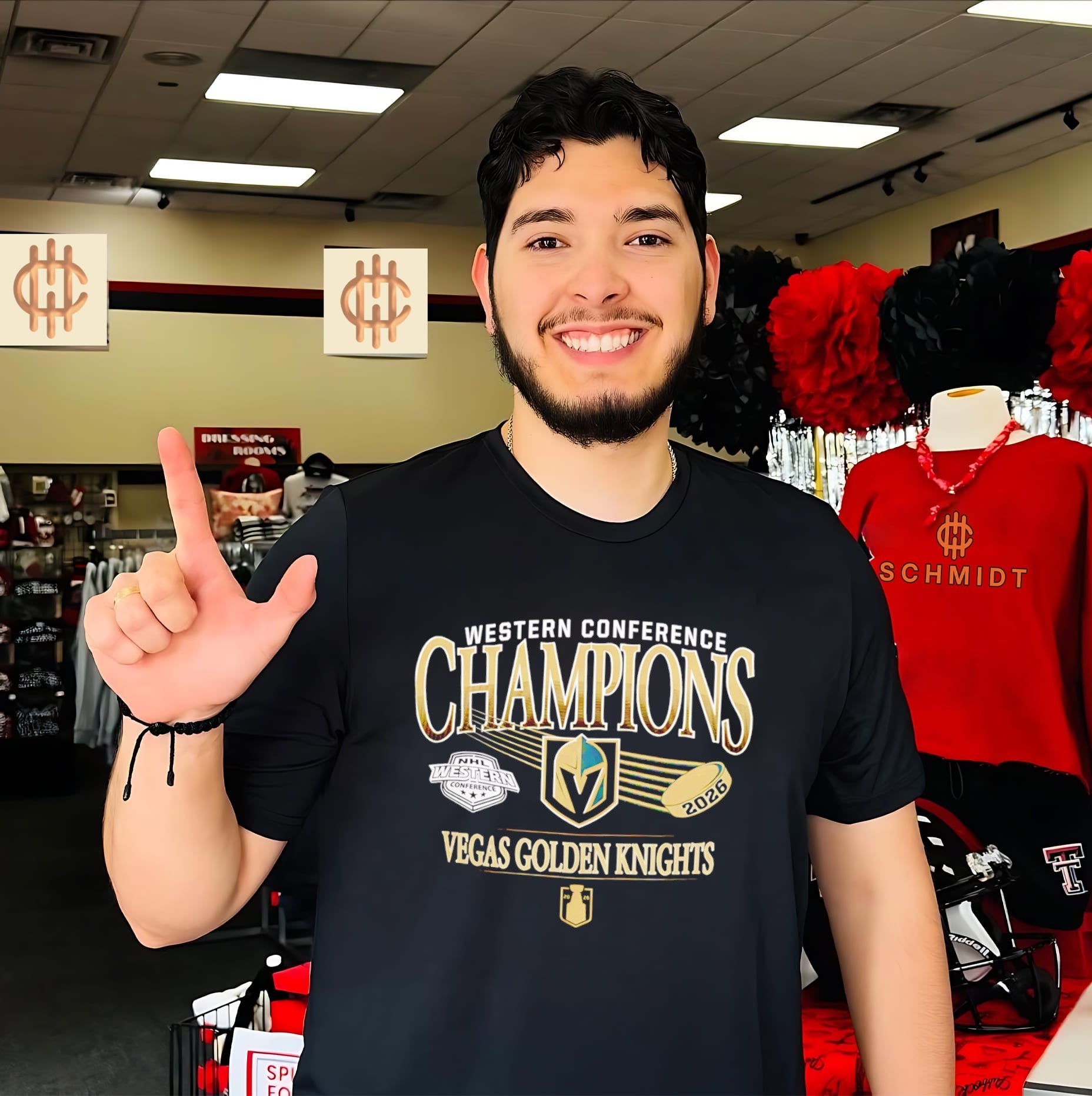Vegas Golden Knights 2026 Western Conference Champs logo shirt