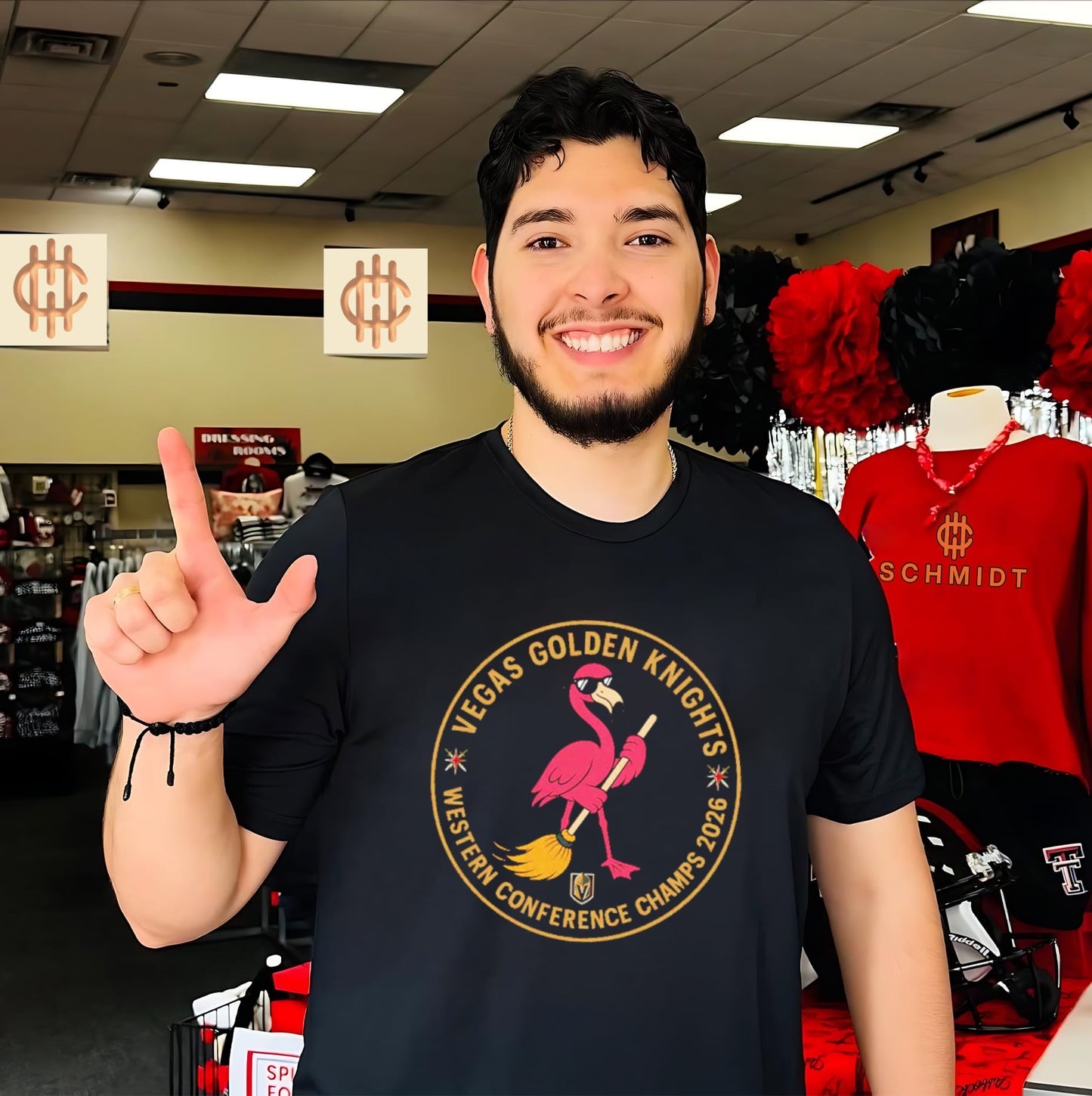 Vegas Golden Knights 2026 Western Conference Final Flamingo Sweep shirt