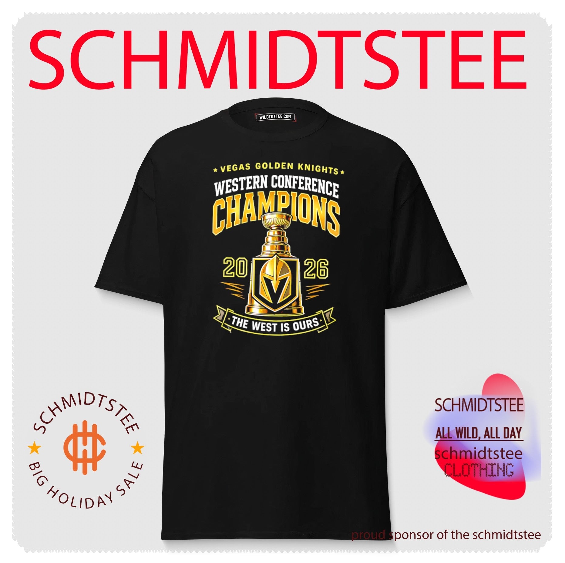 Vegas Golden Knights Western Conference Champions 2026 The West is ours trophy shirt