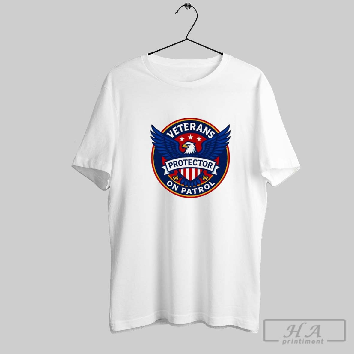 Veterans On Patrol Protector Eagle Logo
