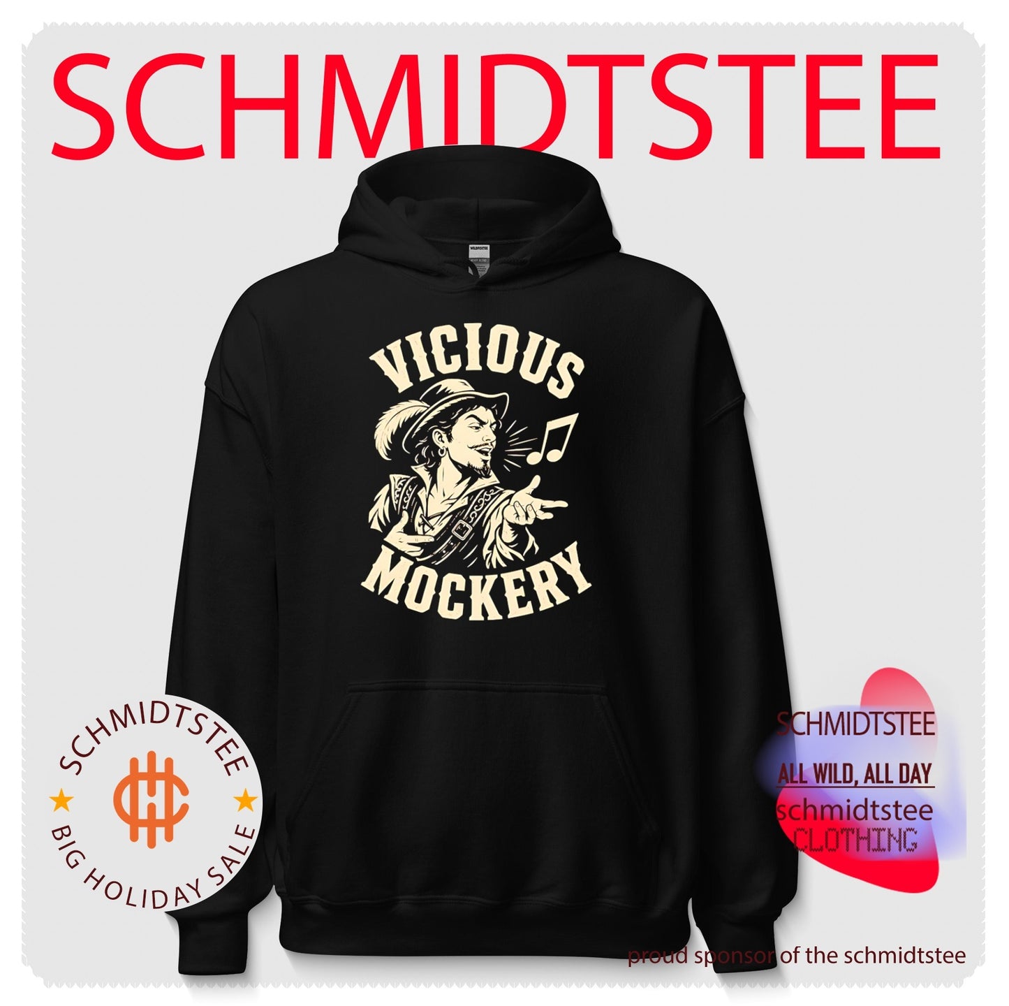 Vicious Mockery Song graphic shirt