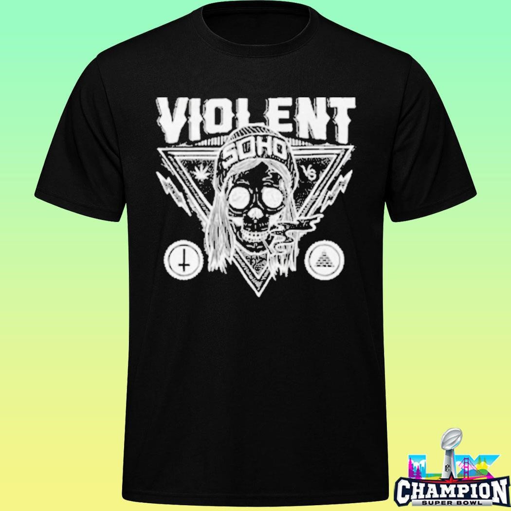 Violent Soho Blazing Skull Shirt