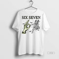 Viral Six Seven 67 Skeleton Hands Halloween Tee Shirt Sweater