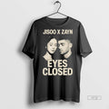Viral Jisoo X Zayn Eyes Closed Jisoo Zayn Tee Shirt Sweater