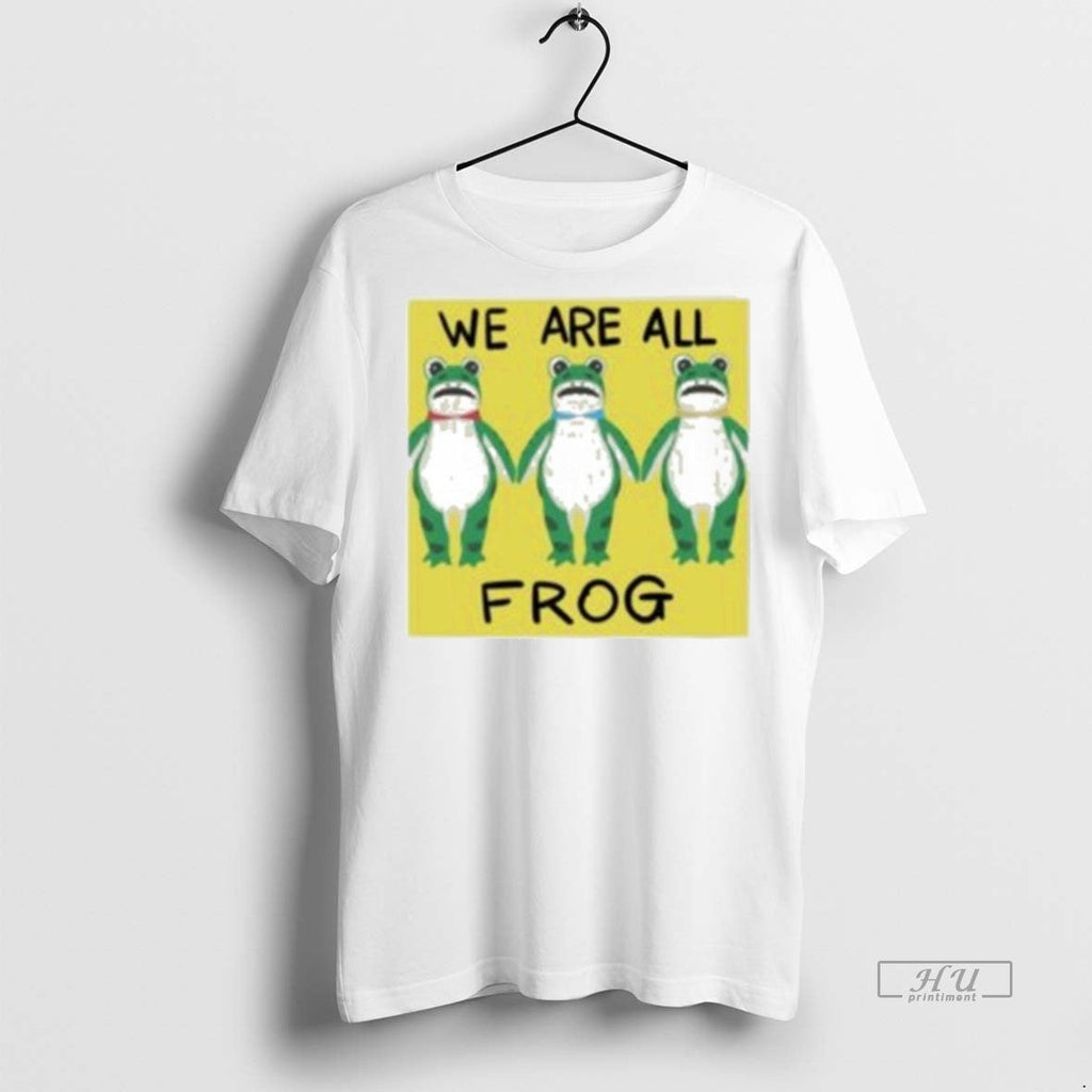 Viral Portland Frog We Are All Frog Tee Shirt Sweater