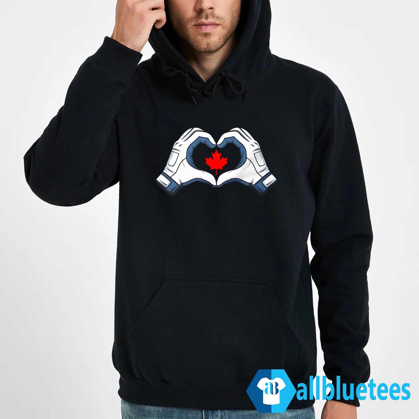 Vladdy Hands Heart Maple Leaf Shirt