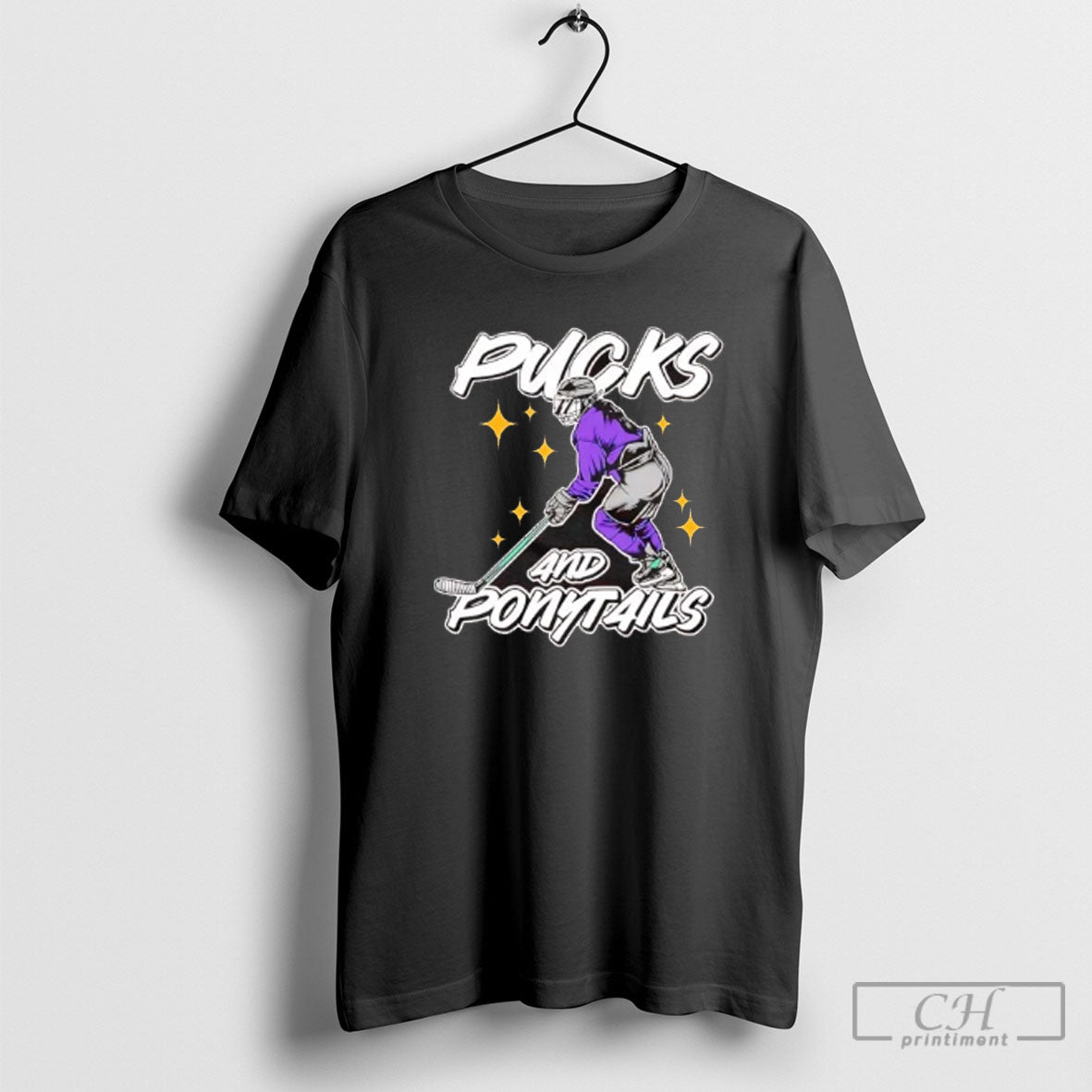 Whnl Pucks And Ponytails Hockey Shirt Sweater