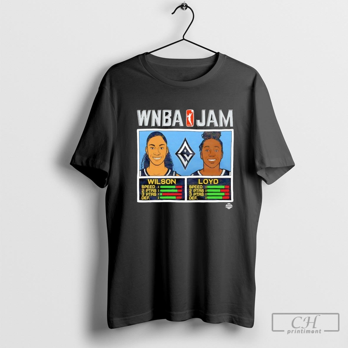 Wnba Jam Las Vegas Aces Aja Wilson And Jewell Lloyd Shirt Sweater