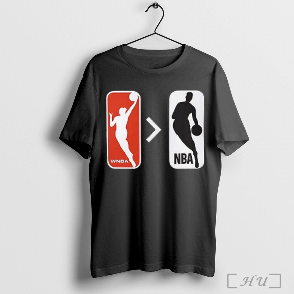 Wnba Is Greater Than Nba Logo T Shirt
