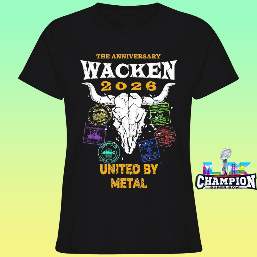 Wacken Open Air 2026 Festival The Anniversary Metal Passport Shirt