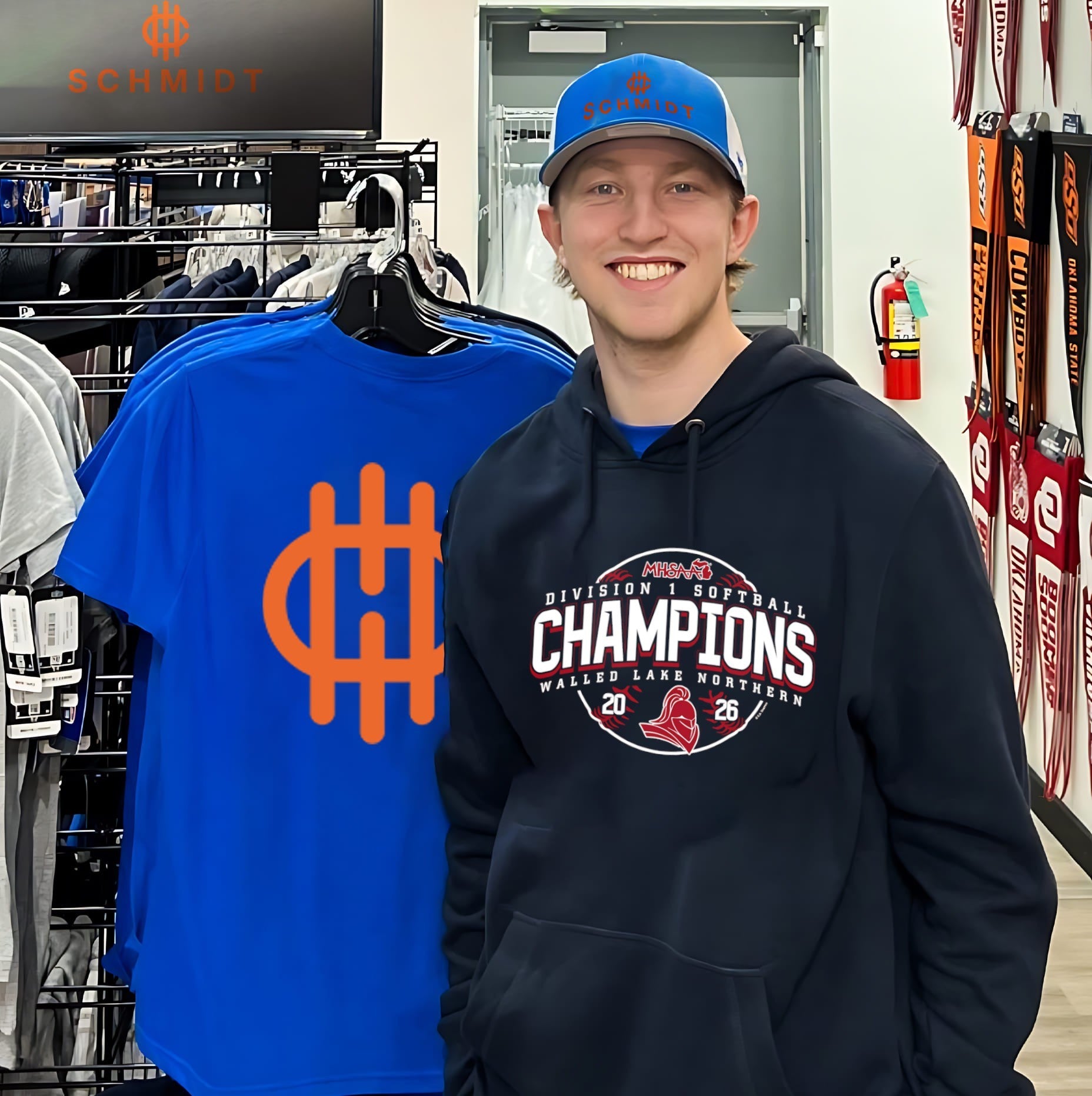 Walled Lake Northern 2026 MHSAA Softball D1 Champions shirt
