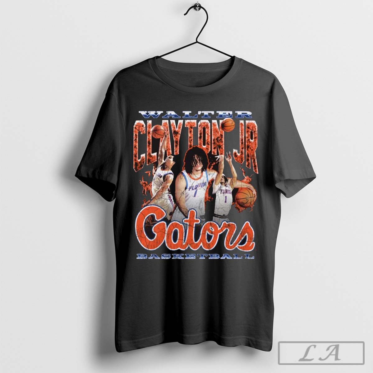 Official Walter Clayton Jr Florida Gators Basketball 90s Graphic