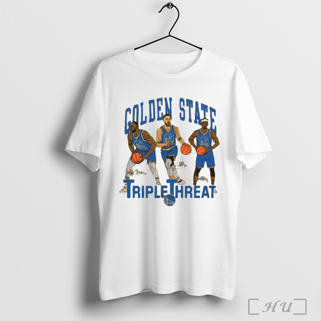 Warriors Triple Threat Green Curry Butler Iii T Shirt