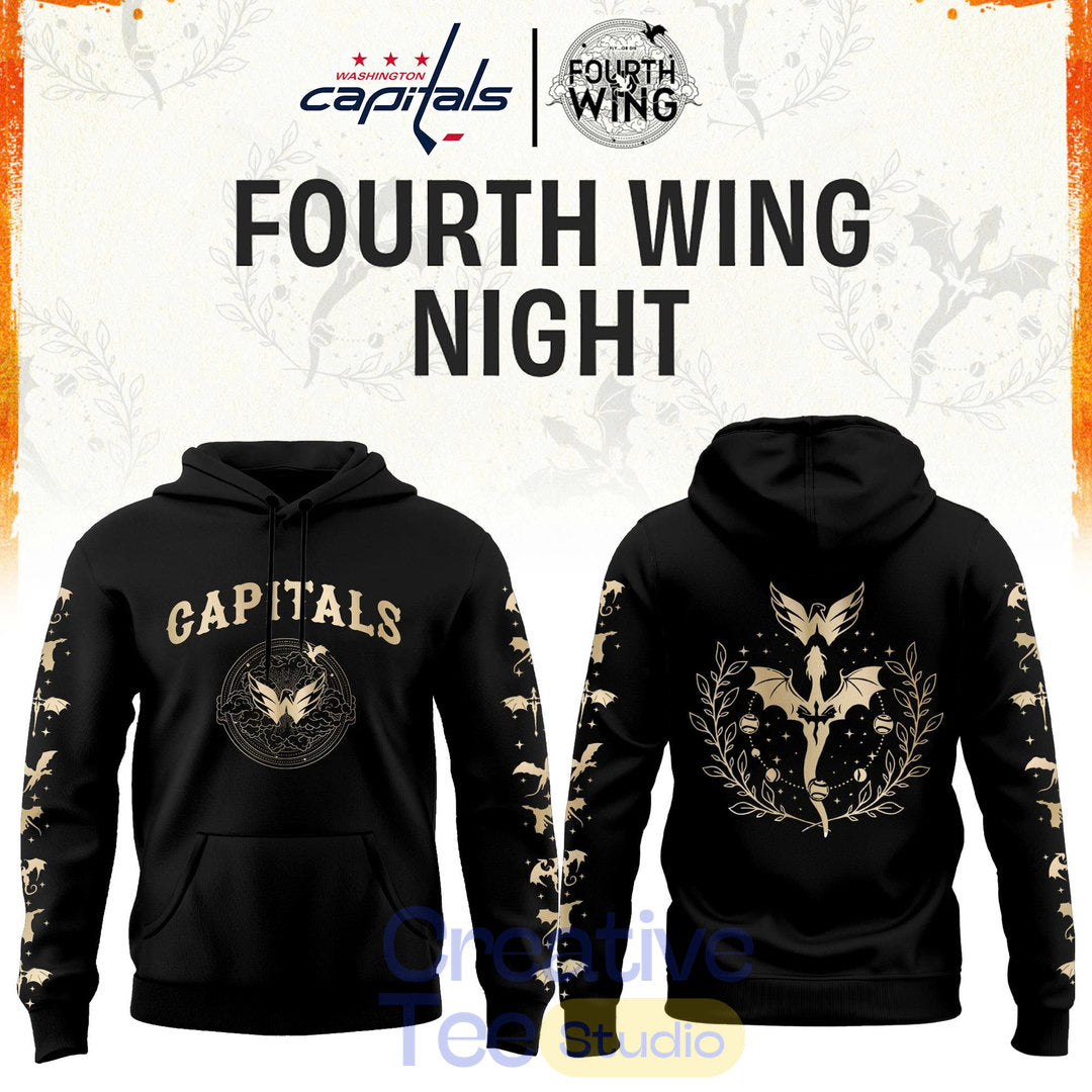 Washington Capitals Fourth Wings Night Limited Edition Hoodie