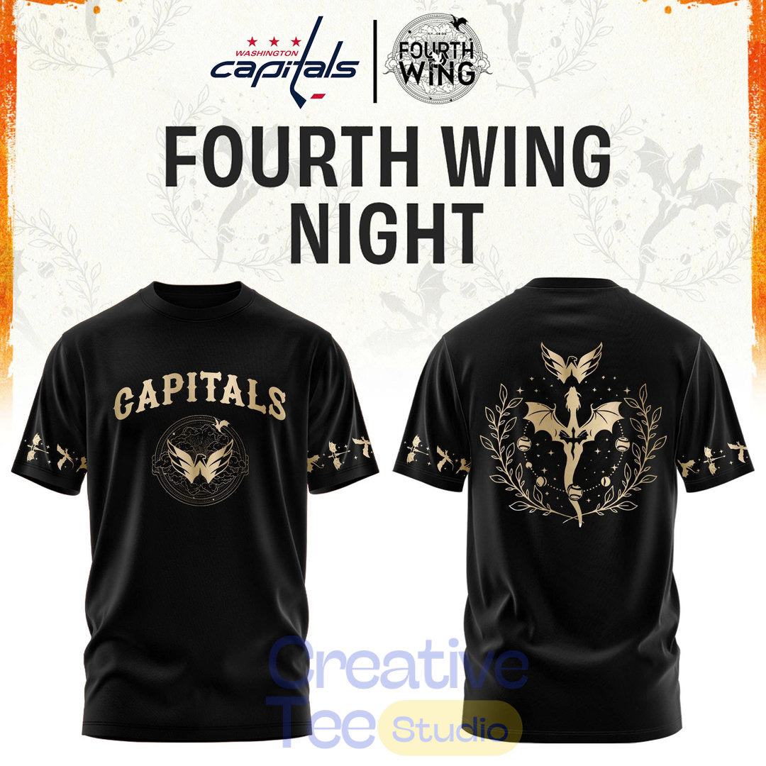 Washington Capitals Fourth Wings Night Limited Edition Hoodie