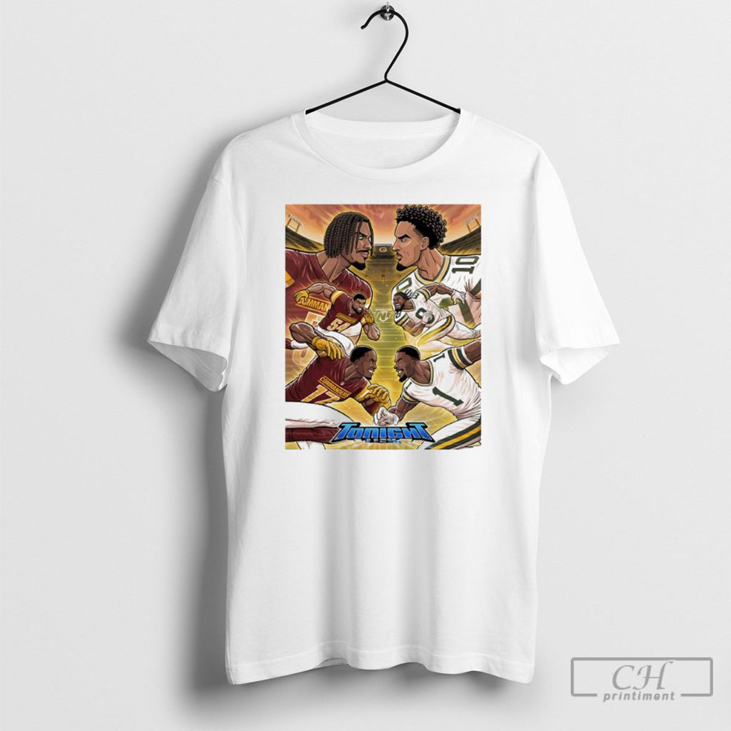 Washington Commanders Vs Green Bay Packers Gameday 2025 Comic Shirt Sweater