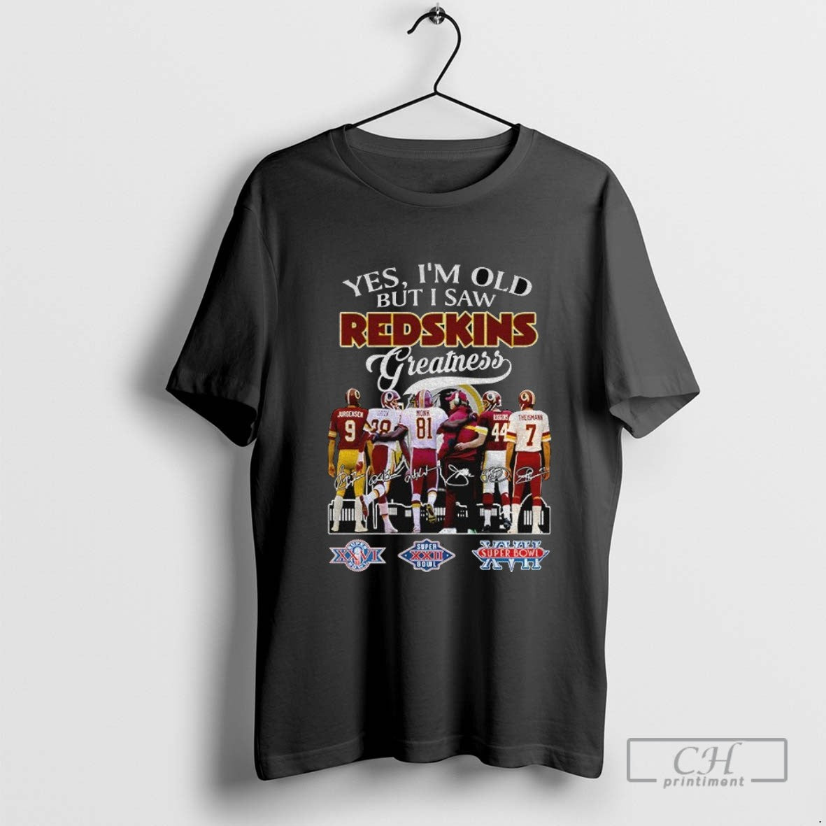 Washington Commanders Yes Im Old But I Saw Redskins Greatness Signature