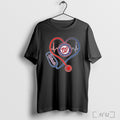 Washington Nationals Caring Hearts Nurses T Shirt