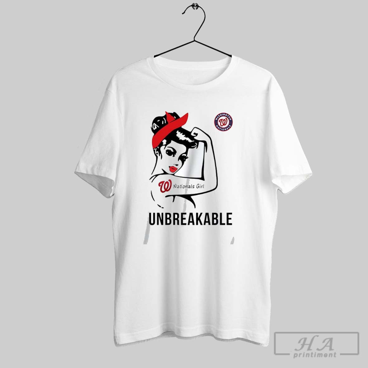 Washington Nationals Strong Girl Unbreakable