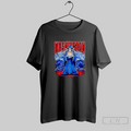 Washington Skeleton Wizard Holding Basketball In Dark Fantasy T Shirt