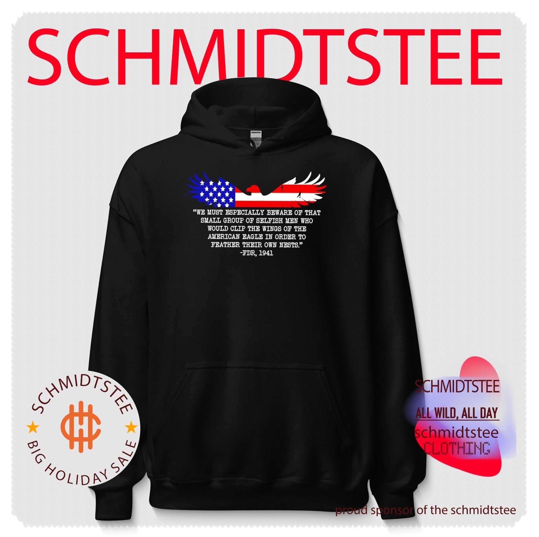 We must especially beware of that small group of selfish men eagle flag shirt