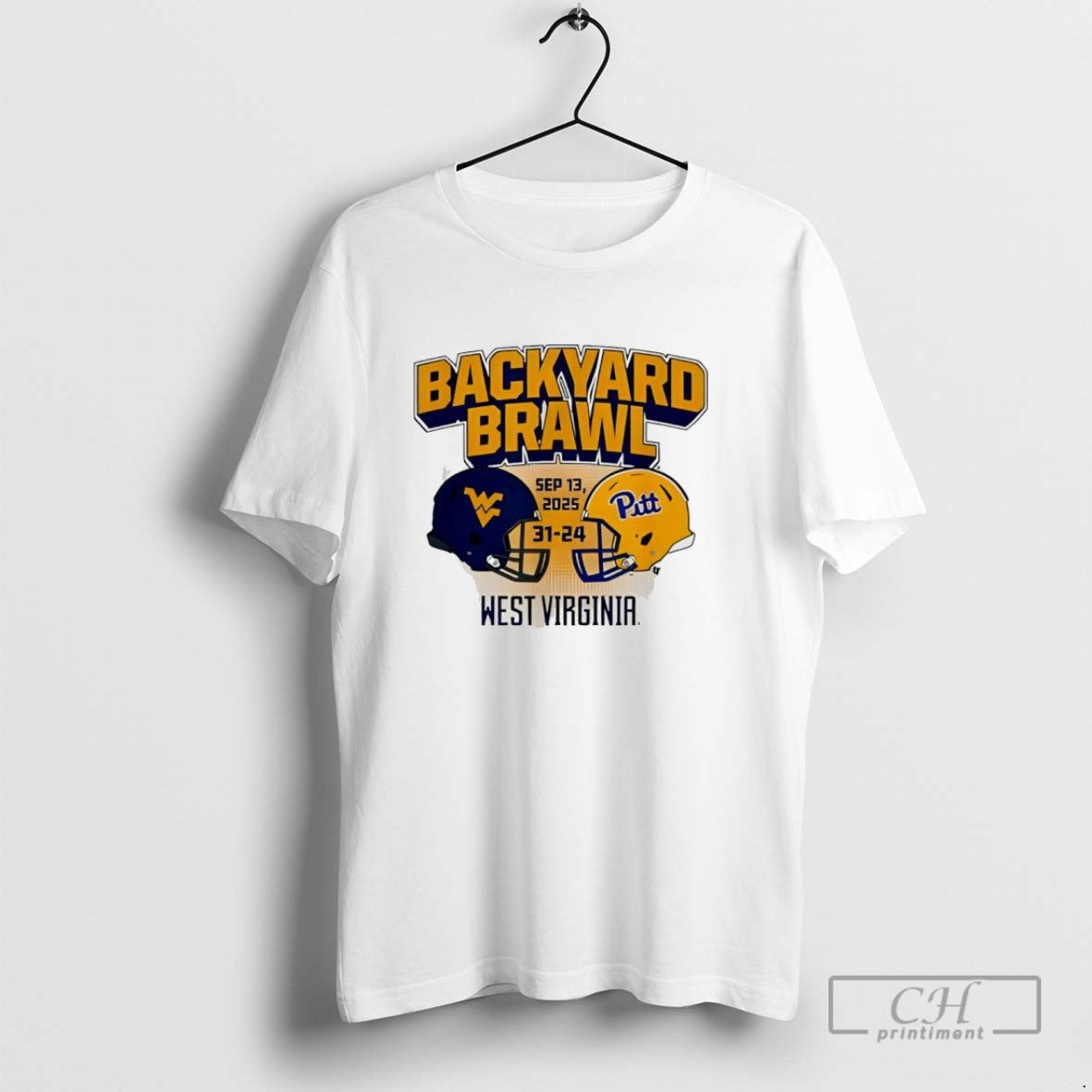 West Virginia Football Backyard Brawl Champ Ladies