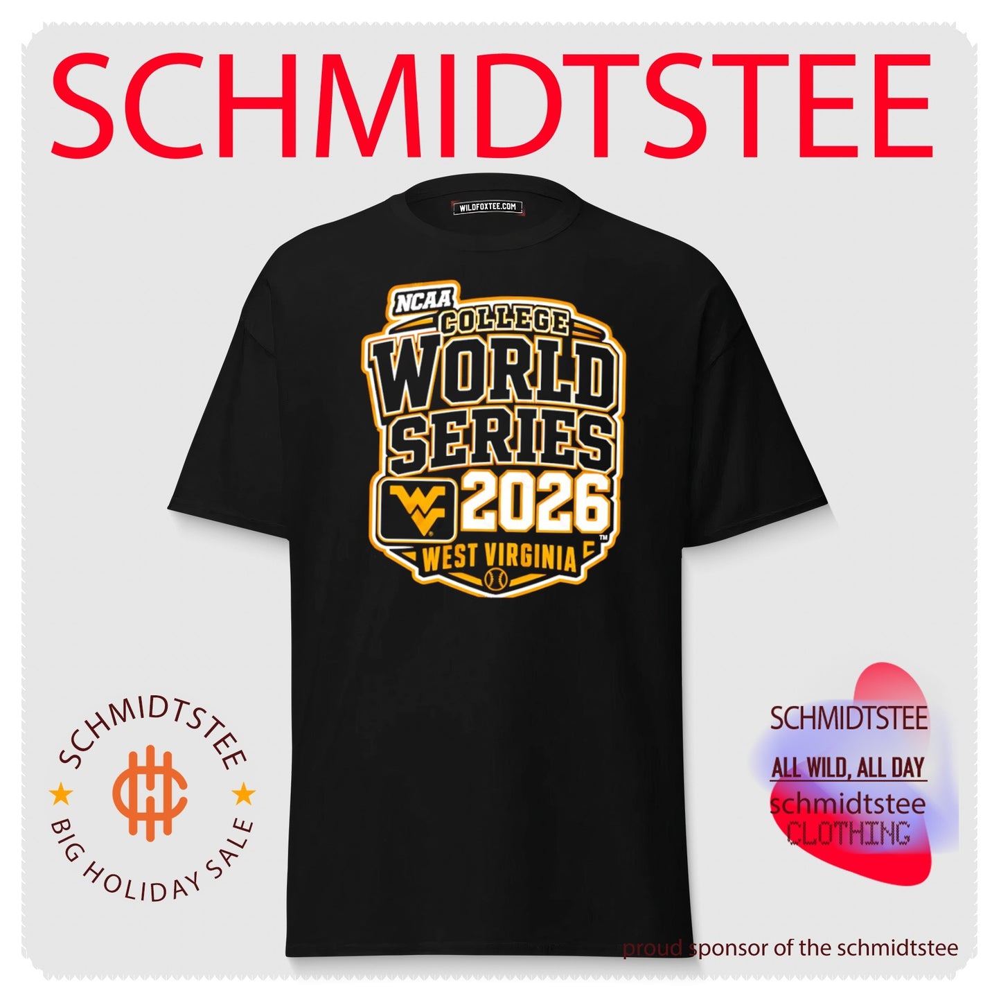 West Virginia Mountaineers Baseball 2026 NCAA College World Series shirt