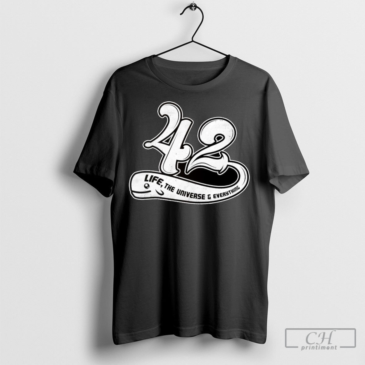 Whale 42 Life The Universe And Everything Tee Shirt