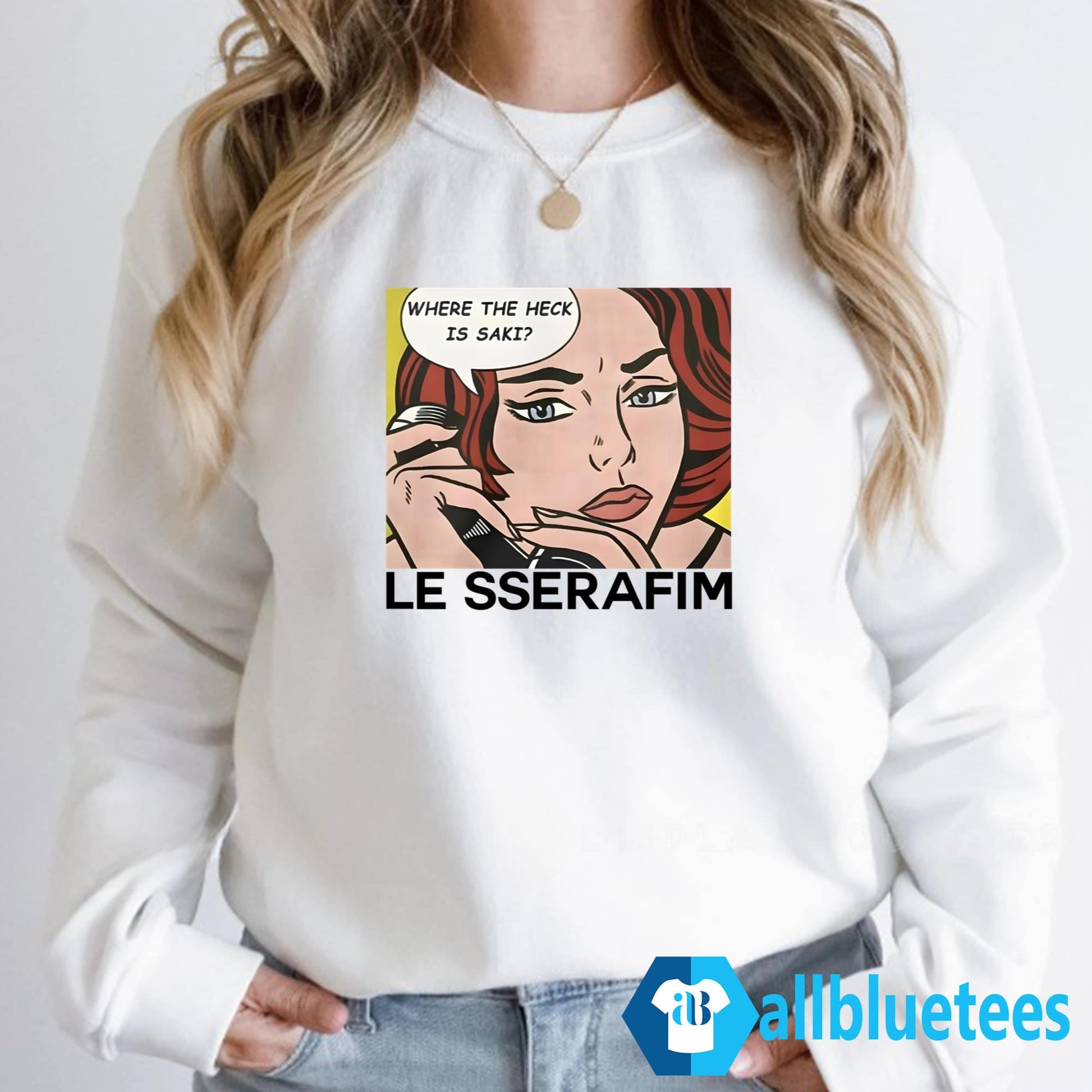 Where The Heck Is Saki Le Sserafim Shirt