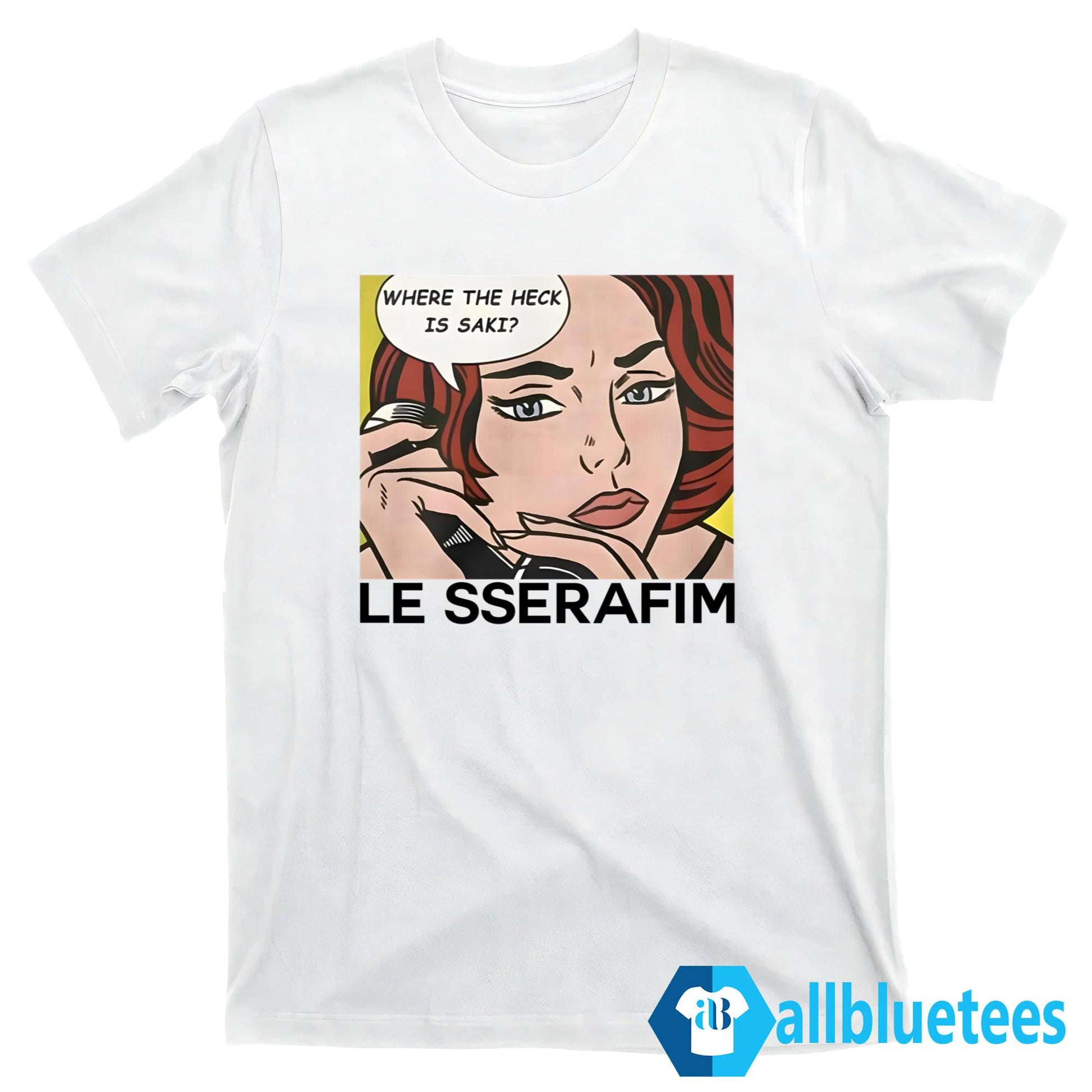 Where The Heck Is Saki Le Sserafim Shirt